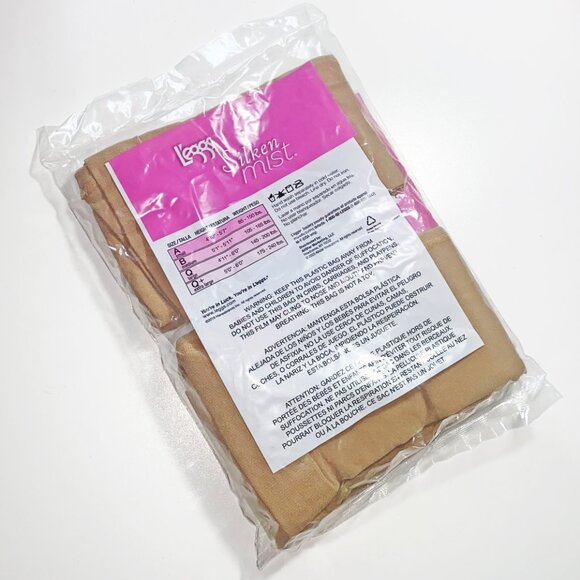 3 NEW L'EGGS "SILKEN MIST" SIZE Q NUDE PANTYHOSE / SHEER TIGHTS - Picture 4 of 4